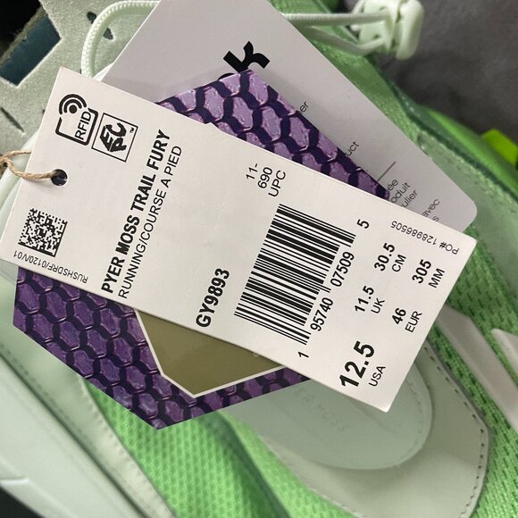 Reebok Pyer Moss Trail Fury Celdon Green GY9893 US Mens NEW - Picture 12 of 12